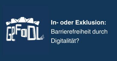 In- oder Exklusion: Barrierefreiheit durch Digitalität? (26.06.2024)